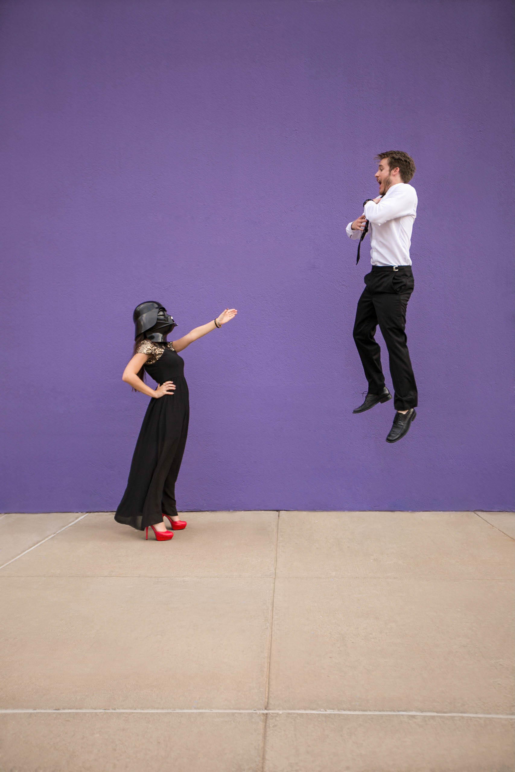 star wars engagement photo session